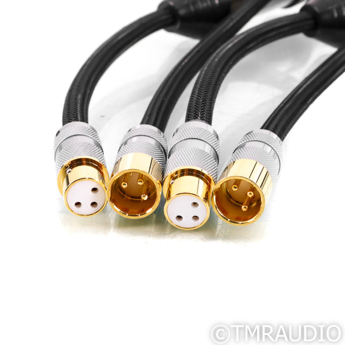 Shunyata Research Alpha V2 XLR Cables; 1.5m Pair Balanced Interconnects