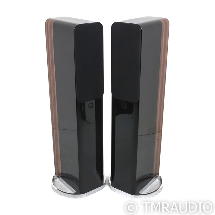 Q Acoustics Concept 500 Floorstanding Speakers; Black & Rosewood Pair (Open Box)