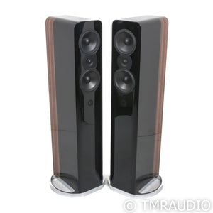 Q Acoustics Concept 500 Floorstanding Speakers; Black & Rosewood Pair (Open Box)