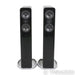 Q Acoustics Concept 500 Floorstanding Speakers; Black & Rosewood Pair (Open Box)