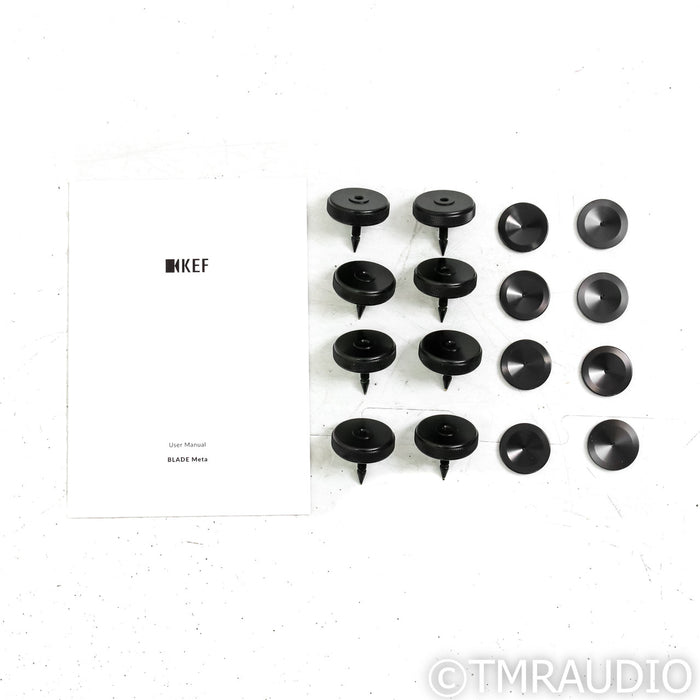 KEF Blade One Meta Floorstanding Speakers; Charcoal Pair