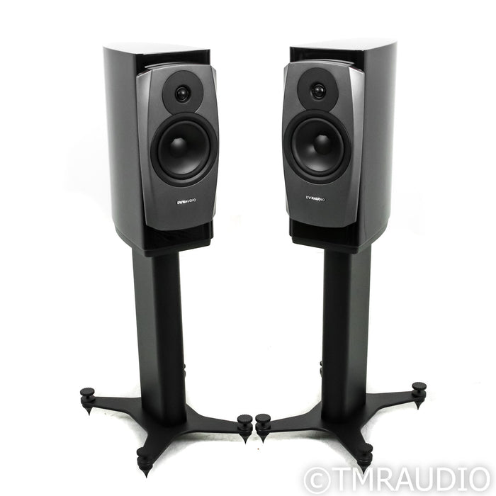 Dynaudio Confidence 20 Bookshelf Speakers; Midnight Blue Pair with Stands
