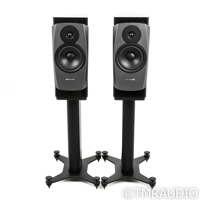 Dynaudio Confidence 20 Bookshelf Speakers; Midnight Blue Pair with Stands