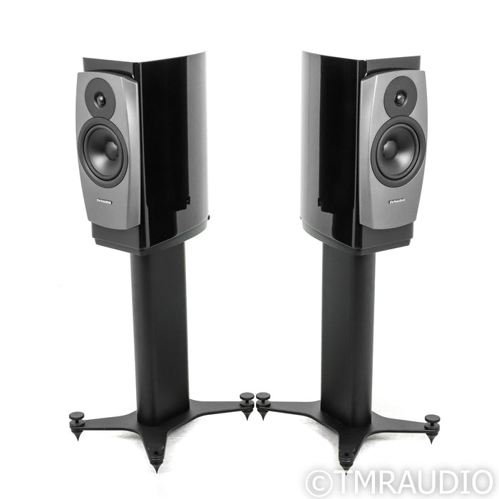 Dynaudio Confidence 20 Bookshelf Speakers; Midnight Blue Pair with Stands