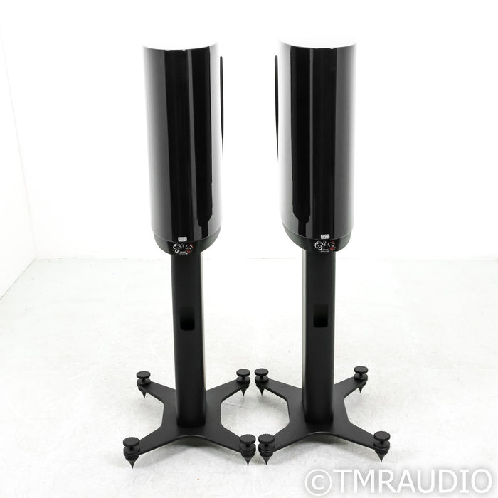 Dynaudio Confidence 20 Bookshelf Speakers; Midnight Blue Pair with Stands
