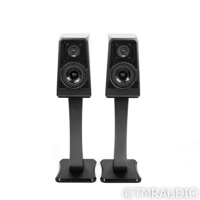 Wilson Audio TuneTot Bookshelf Speakers; Galaxy Gray Pair w/ Stands & ISOBases
