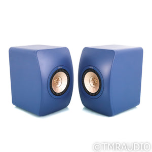 KEF LS50 Meta Bookshelf Speakers; Royal Blue Pair