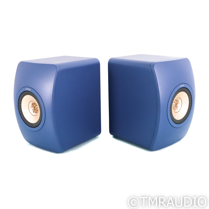 KEF LS50 Meta Bookshelf Speakers; Royal Blue Pair