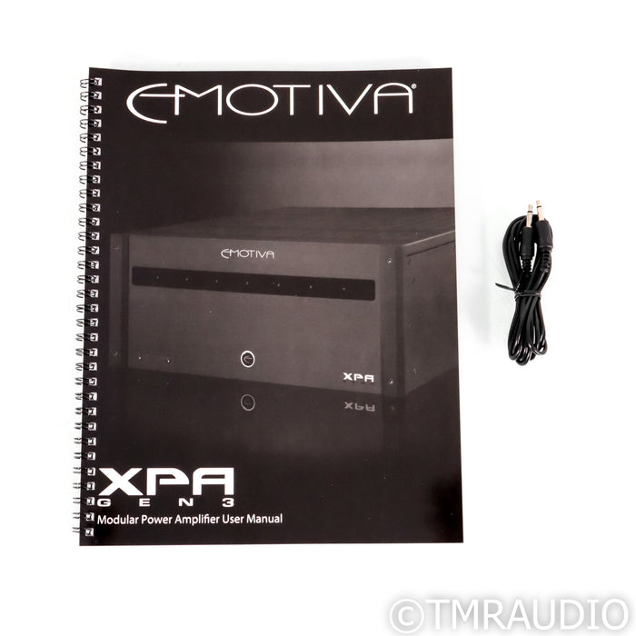Emotiva XPA-DR1 Gen3 Monoblock Power Amplifier; Single