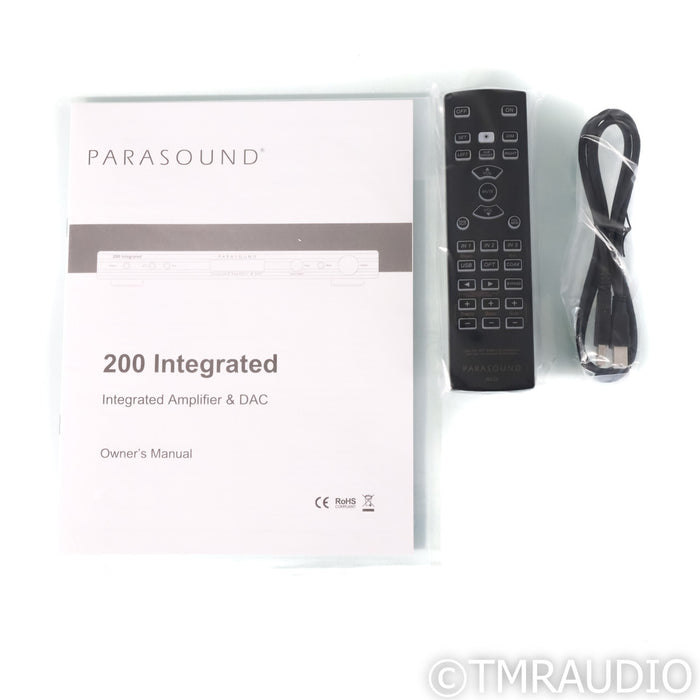 Parasound NewClassic 200 Stereo Integrated Amplifier & DAC; MM & MC Phono
