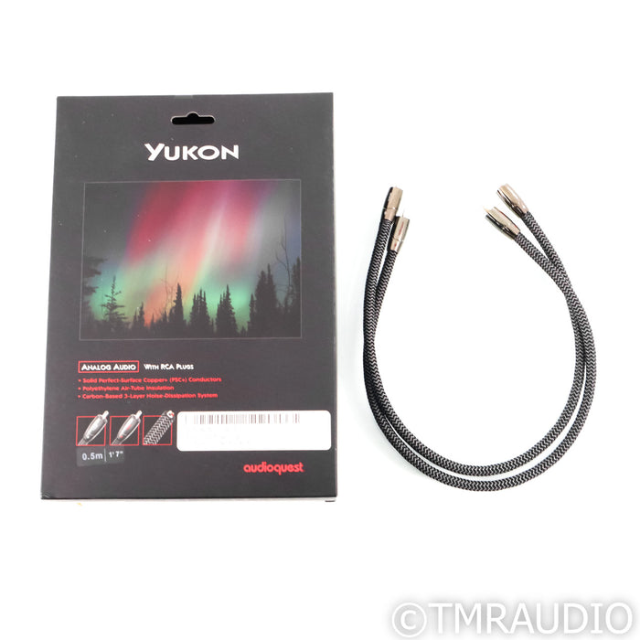 AudioQuest Yukon RCA Cables; 0.5m Interconnects
