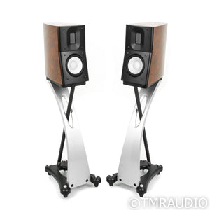 Raidho Acoustics C1.1 Bookshelf Speakers; Walnut Pair w/ Stands