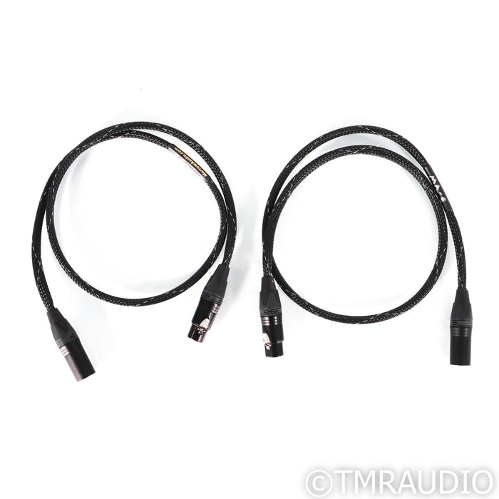 Morrow Audio MA6 XLR Cables; 1m Pair Balanced Interconnects