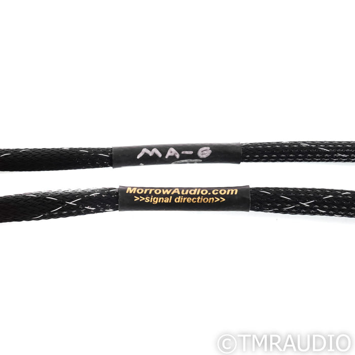 Morrow Audio MA6 XLR Cables; 1m Pair Balanced Interconnects