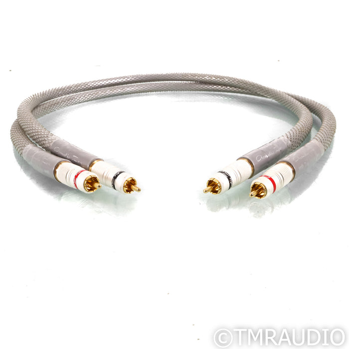 Acoustic Zen Silver Reference II RCA Cables; 1m Pair Interconnects
