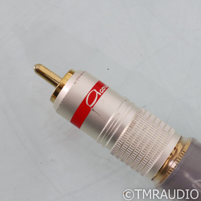 Acoustic Zen Silver Reference II RCA Cables; 1m Pair Interconnects