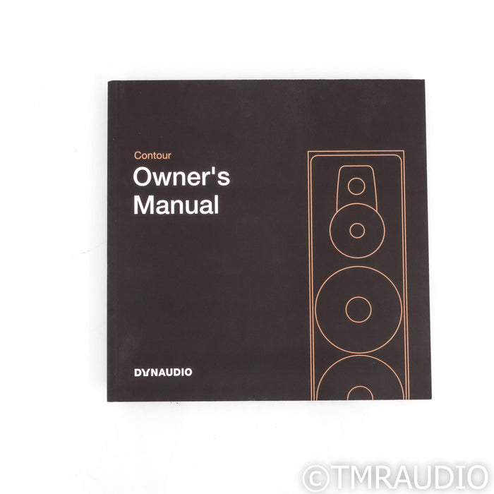 Dynaudio Contour 20 Bookshelf Speakers; Rosewood Pair
