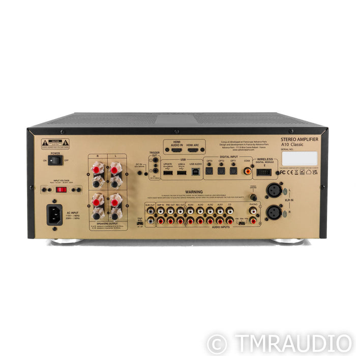 Advance Paris A10 Classic Stereo Tube Hybrid Integrated Amplifier; MM Phono