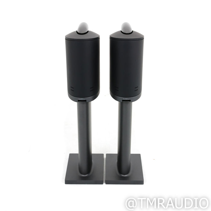 B&W Formation Duo Active Bookshelf Speakers; Black Pair w/ Stands & Subwoofer