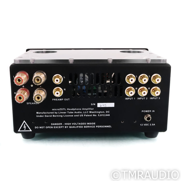 Linear Tube Audio MicroZOTL MZ2 Tube Integrated Headphone Amplifier