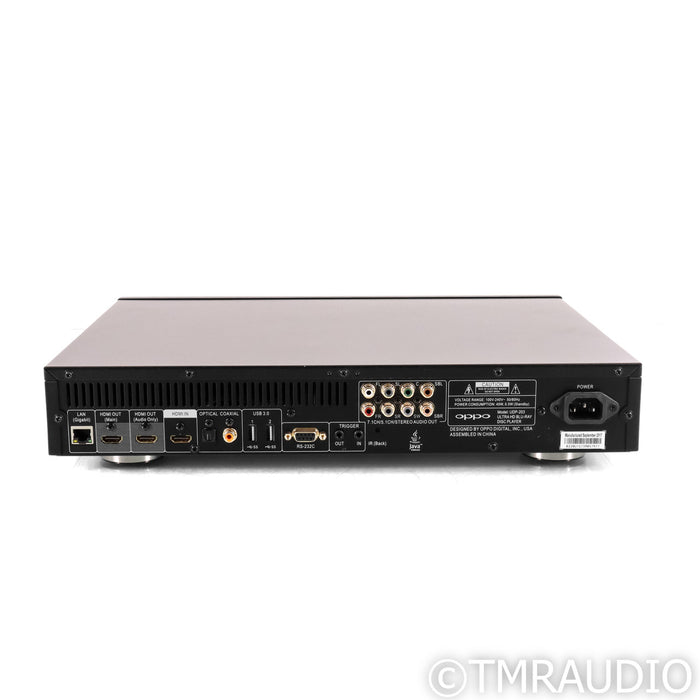 Oppo UDP-203 Universal 4K Blu-Ray Player; SACD & CD