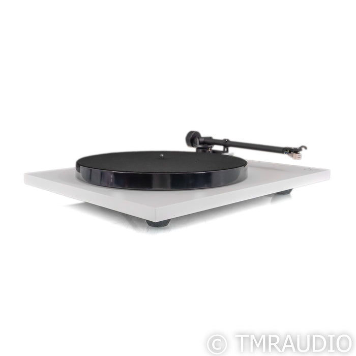 Rega Planar 1 Plus Belt Drive Turntable; White w/ Rega Carbon MM Cartridge