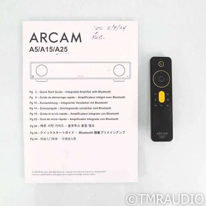 Arcam Radia A25 Stereo Integrated Amplifier; MM Phono