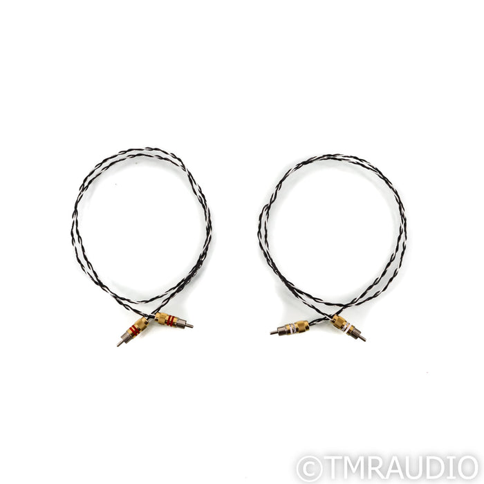 Kimber Kable Silver Streak SE RCA Cables; 1m Pair Interconnects