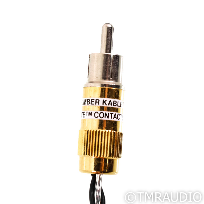 Kimber Kable Silver Streak SE RCA Cables; 1m Pair Interconnects