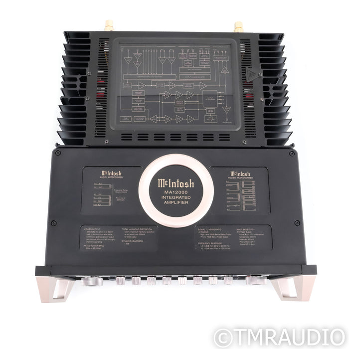 McIntosh MA12000 Stereo Tube Hybrid Integrated Amplifier; MM & MC Phono