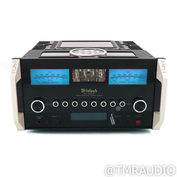McIntosh MA12000 75th Anniv. Tube Hybrid Integrated Amplifier; MM & MC Phono