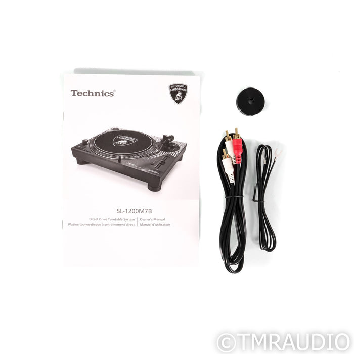 Technics Automobili Lamborghini SL-1200M7B Turntable; Orange (No Cartridge)