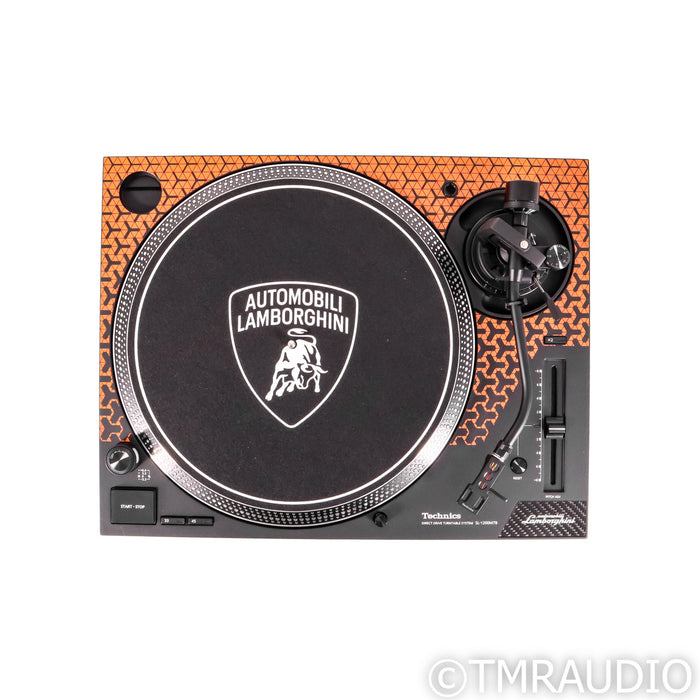Technics Automobili Lamborghini SL-1200M7B Turntable; Orange (No Cartridge)