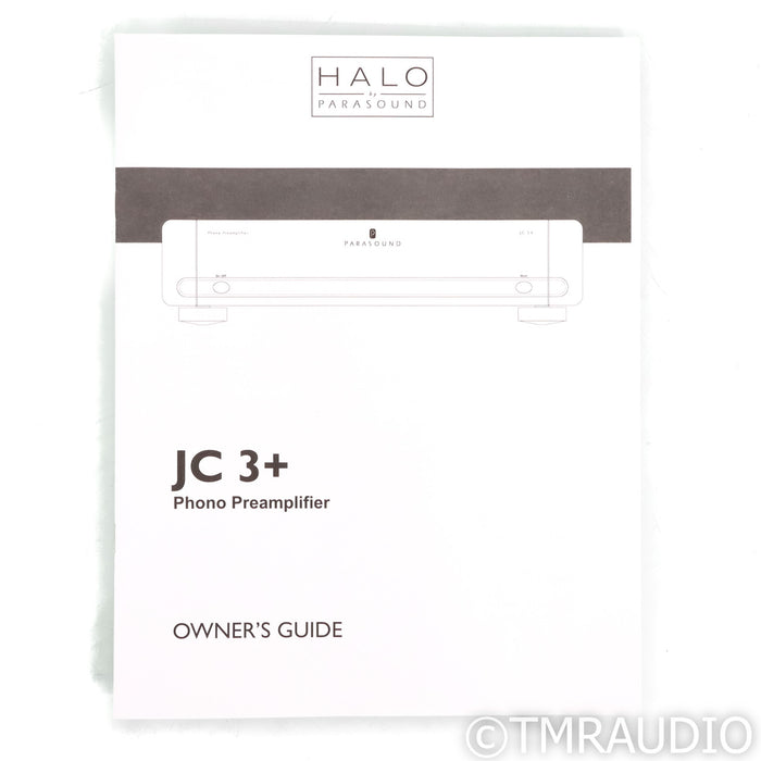 Parasound Halo JC 3+ MM & MC Phono Preamplifier