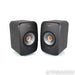 KEF LSX II Wireless Bookshelf Speakers; Black Pair; AS-IS (Cabinet Noise)