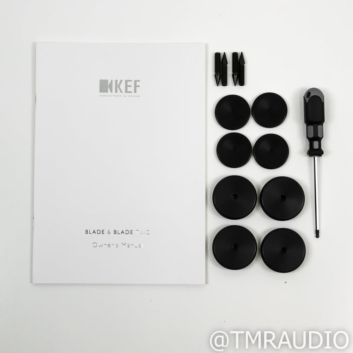 KEF Blade Two Floorstanding Speakers; White Pair
