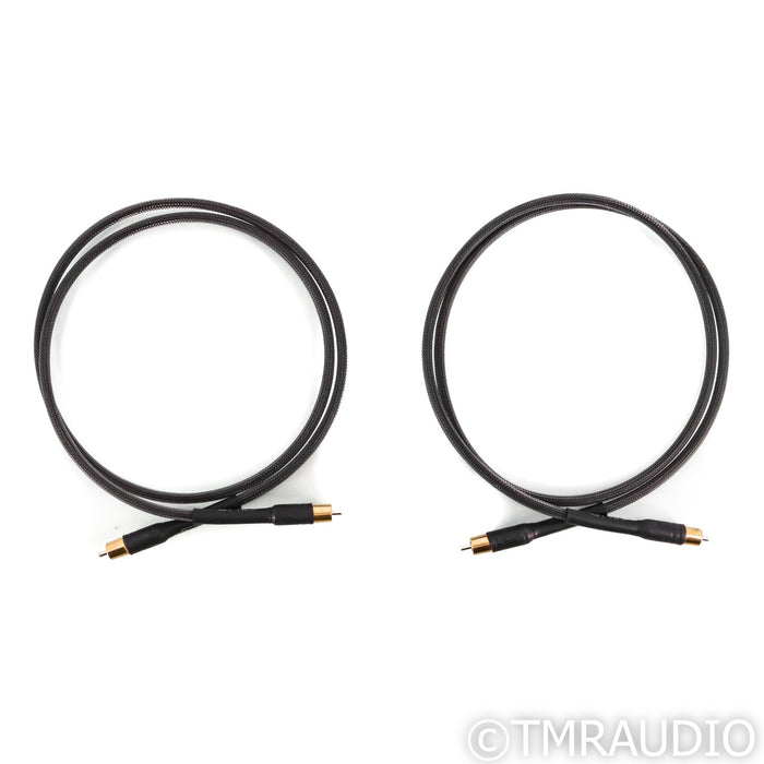 Moon Audio Black Dragon RCA Cables; 4.5ft Pair Interconnects