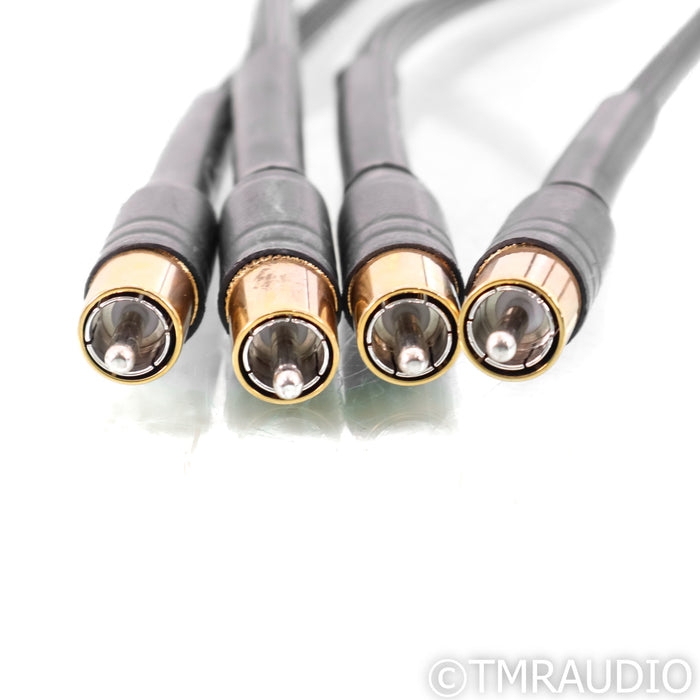 Moon Audio Black Dragon RCA Cables; 4.5ft Pair Interconnects