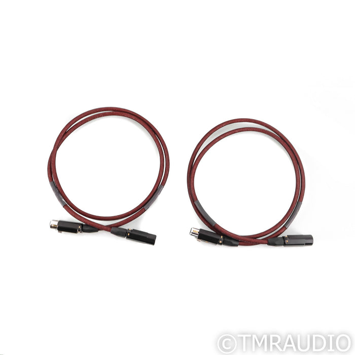 Moon Audio Silver Dragon V2 XLR Cables; 4.5ft Pair of Interconnects