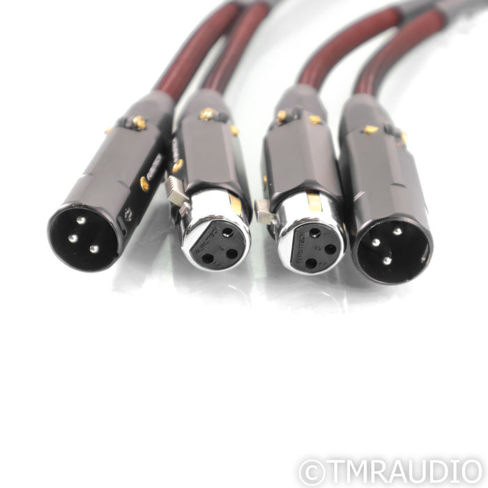 Moon Audio Silver Dragon V2 XLR Cables; 4.5ft Pair of Interconnects