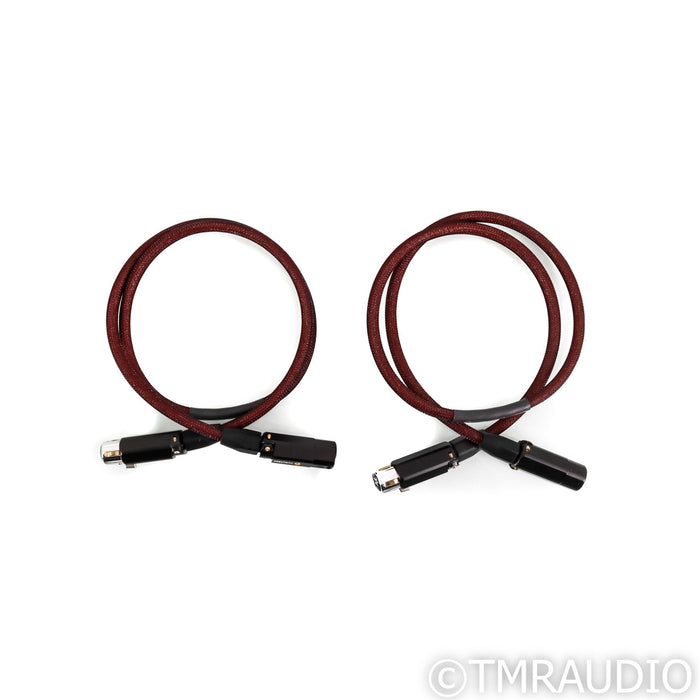 Moon Audio Silver Dragon V2 XLR Cables; 3ft Pair Interconnects