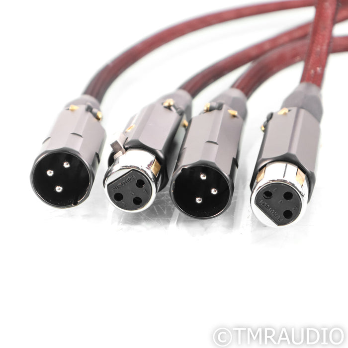 Moon Audio Silver Dragon V2 XLR Cables; 3ft Pair Interconnects