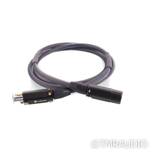 Moon Black Dragon AES Cable; 4.5ft Single Digital Interconnect; Furutech FP601 R