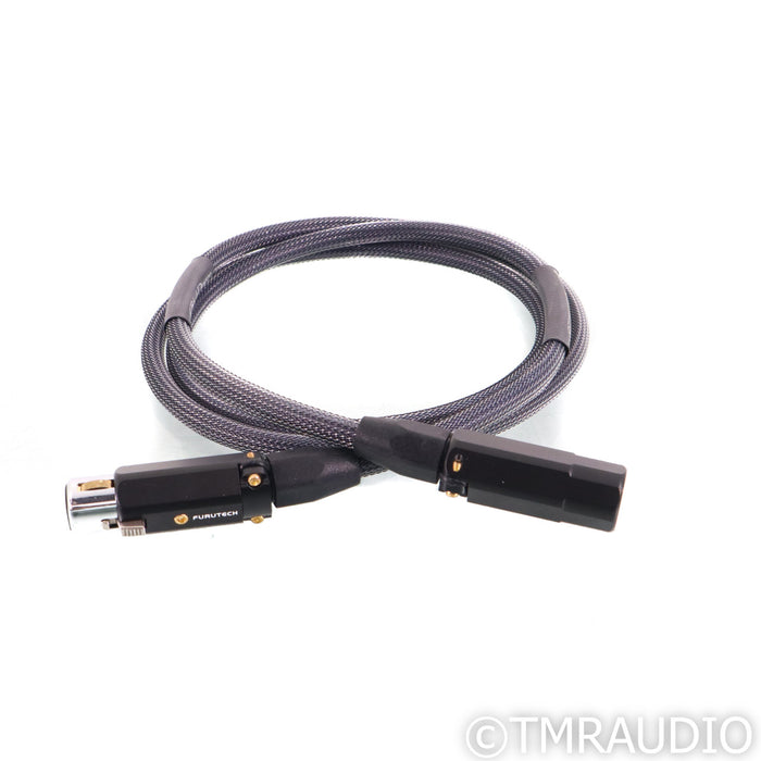 Moon Black Dragon AES Cable; 4.5ft Single Digital Interconnect; Furutech FP601 R