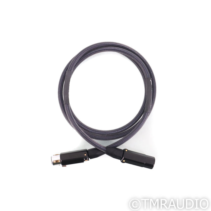 Moon Black Dragon AES Cable; 4.5ft Single Digital Interconnect; Furutech FP601 R