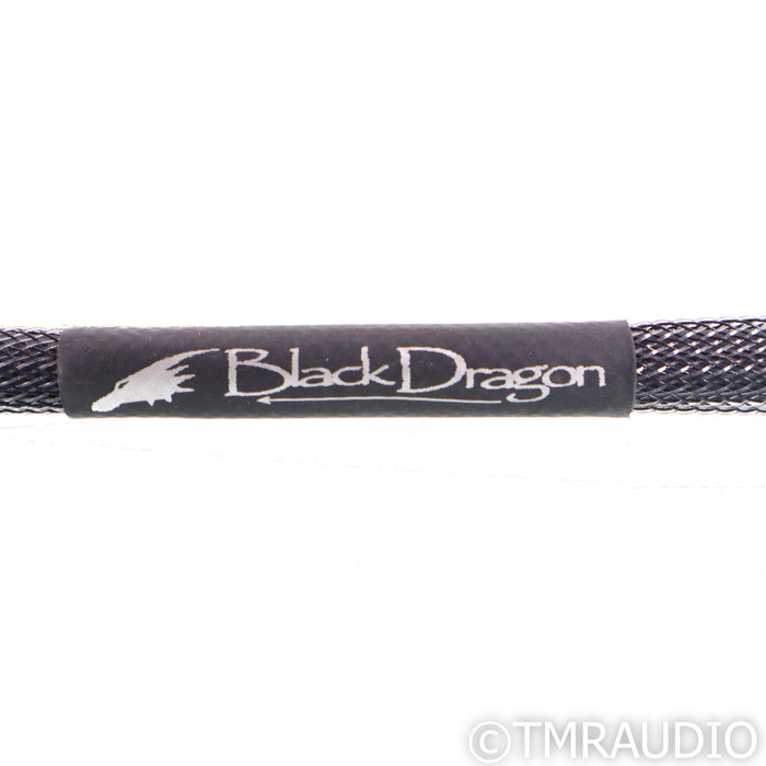 Moon Black Dragon AES Cable; 4.5ft Single Digital Interconnect; Furutech FP601 R