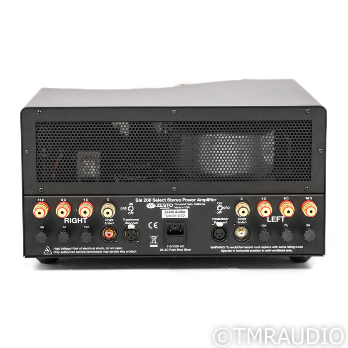Zesto Audio Bia 200 Stereo Tube Power Amplifier