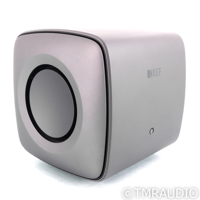 KEF KC62 Dual 6.5" Powered Subwoofer; Titanium Grey