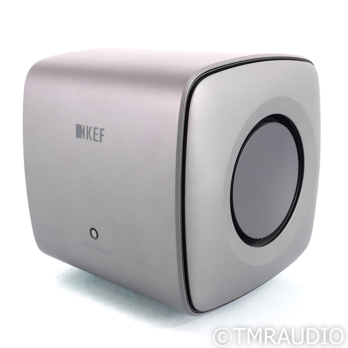 KEF KC62 Dual 6.5" Powered Subwoofer; Titanium Grey