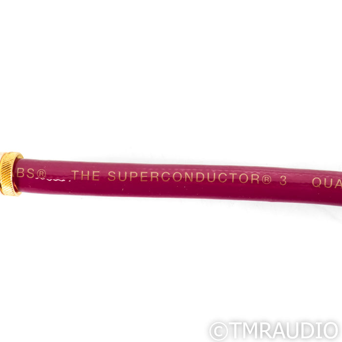 JPS Labs Superconductor 3 RCA Cables; 1m Interconnect with WBS Connectors